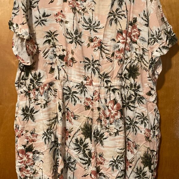 Rayon Slub Button Front Romper (Torrid, 3) - Picture 9 of 9